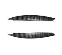 XEBRAD For 1 Series E81 E82 E87 E88 2004-2014 Gloss Black ABS Car Front Headlight Eyebrows Eyelid Lids Body Kits Tuning Headlight Tint Film(Carbon Look)
