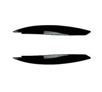 XEBRAD For 1 Series E81 E82 E87 E88 2004-2014 Gloss Black Front Headlight Eyebrows Eyelid Lids Trim Cover Sticker Car Accessories Headlight Tint Film(Gloss Black)