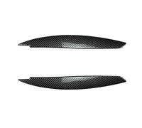 XEBRAD For 1 Series E81 E82 E87 E88 2006-2013 Front Headlight Eyelids Eyebrow Eye Lid Cover Sticker Trim Car Tuning Accessories Headlight Tint Film(Carbon Look)