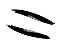 XEBRAD For 1 Series E81 E82 E87 E88 2008-2013, Car Headlight Lamp Eyebrows Eyelids Cover Trim Parts Headlight Tint Film(Black)