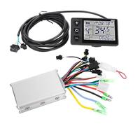 XEBRAD For 24V/36V/48V 20W/30W Electric Bike Controller E-bike Scooter Brushless Meter Controller With LCD Display Panel electric scooter display panel(36V-48V)