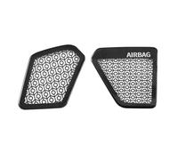 XEBRAD for BMW, 3 Series G20 2020 2021 2022 LHD Car Dashboard Speaker Cover Trim Dashboard Air Outlet Vent Cover Trim Frame Sticker Car Speaker Trim(Black-02)
