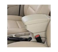 XEBRAD For Chevrolet, for Sail 2010-2014 Car Armrest Box Center Console Storage Box With Cup Holder USB Car Accessories Car Armrest Box(BLACK E Beige 9 Usb)