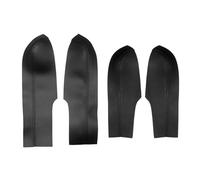 XEBRAD for Civic, 8th Gen Sedan 2006 2007 2008 2009 2010 2011 only 4 Doors Car Door Handle Panel Armrest Microfiber Leather Cover Car Interior Door Panel(4pcs Black)