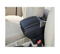 XEBRAD For Dacia, for Duster 2019-2022 Car Armrest Box Center Console Storage Decoration Accessories With USB Car Armrest Box(BLACK A2 Black Line No Usb)