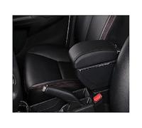 XEBRAD For Dacia, for Duster 2019-2022 Car Armrest Box Center Console Storage Decoration Accessories With USB Car Armrest Box(BLACK B2 Black Line No Usb)