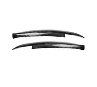 XEBRAD For E81 E82 E87 E88 2004-2011 Real Carbon Fiber Front Headlight Eyelid Eyebrow Cover Car Decoration Retrofitting Accessories Headlight Tint Film