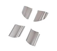 XEBRAD For Ford, For Focus Mk2 2005 2006 2007 2008 2009 2010 2011, Chrome Steering Wheel Panel Cover Badge Insert Trim Euro Garnish 4pcs Steering Wheel Sticker(RED)