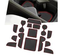 XEBRAD For HRV 2022 RHD Car Rubber Mats,Car Door Slot Mat Car Armrest Drink Holder Mat Centre Console Non-Slip Mat, HRV Accessories Rubber Mat, 15pcs/Pack Dashboard Anti-Slip Mat