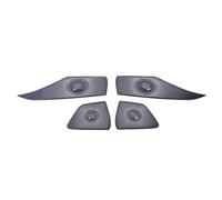 XEBRAD For Hyundai,for Elantra, CN7 2021 2022 2023 Car Accessories 4pcs Car Door Audio Speaker Decor Cover Loudspeaker 3D Trim Sticker Car Speaker Trim(Black)