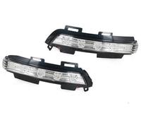 XEBRAD For JAC, for Refine, for S2, for T40 LED Rearview Mirror Turn Signal Light 8210109U1910 8210209U1910 Side Signal Lamp Car Turn Signal Light(BLACK 1 Left and 1 Right)