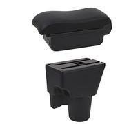 XEBRAD For Kia, for Picanto Armrest Box Centre Console Storage Box With USB Interior Car Styling Accessory Car Armrest Box(BLACK B2 Black Line)