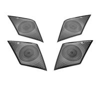XEBRAD For Kia, Optima K5 2021 2020 Accessories Car Door Speaker Cover Car Audio Speakers Case Stereo Sound Frame Decoration Part Car Speaker Trim(Black)