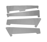 XEBRAD for Mazda, 6 2006 2007 2008 4pcs/Set Car Door Handle Panel Microfiber Leather Cover Car Interior Door Panel(Door Panel Gray)