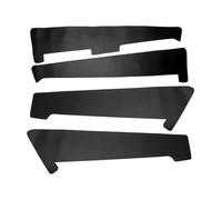 XEBRAD for Mazda, 6 2006 2007 2008 4pcs/Set Car Door Handle Panel Microfiber Leather Cover Car Interior Door Panel(Door Panel Black)