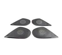 XEBRAD For Mazda, 6 M6 2019 2020 Interior Stainless Steel Door Speaker Sound Music Audio Ring Cover Sticker Trim Car Styling Accessories Car Speaker Trim(Black)