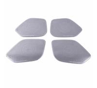 XEBRAD For Peugeot, 2008 2020 2021 2022 Car accessories front column roof horn hood speaker cover sound decorative frame sequins Car Speaker Trim(Matte Sliver)