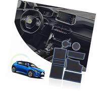 XEBRAD For Peugeot, 208 e-208 2008 e-2008 2020-2024 2025 Non-Slip Mats Rubber Mats, for Peugeot, 208 Accessories Door Slot Mat Armrest Drink Holder Mat Centre Console Interior Rubber Mats Dashboard An