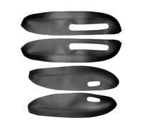 XEBRAD for Peugeot, 307 2004 2005 2006 2007 2008 2009 2010 2011 2012 2013 Car Door Handle Panel Armrest Leather Cover Trim Accessories Car Interior Door Panel(4X Black)