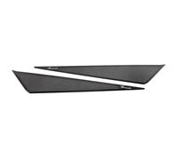 XEBRAD For Porsche, 718 Boxster Cayman 2018 2019 2020 Car Door Loudspeaker Sound Chrome Speaker Cover Trim Frame Sticker Interior Car Speaker Trim(Black)
