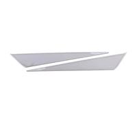 XEBRAD For Porsche, 718 Boxster Cayman 2018-2022 Central Control Door Audio Loudspeaker Sound Chrome Speaker Cover Trim Frame Sticker Car Speaker Trim(Silver)