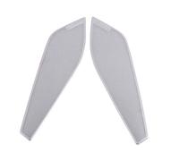 XEBRAD For Porsche, 718 Boxster Cayman 2018-2022 Central Control Door Audio Loudspeaker Sound Chrome Speaker Cover Trim Frame Sticker Car Speaker Trim(Silver-01)