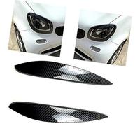 XEBRAD, for Smart Auto Accessories Headlight Eyelid Lid Eyebrow Trim Sticker, for, for Smart, 2014+ Headlight Eyebrow Trim