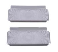 XEBRAD For Tesla, Model 3 2019 2020 Accessories Front Column Roof Horn Hood Model3 Speaker Cover Decorative Sequins Model Three Car Car Speaker Trim(Under seat Sliver)