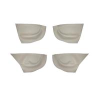 XEBRAD for Toyota, for Camry 2006 2007 2008 2009 2010 2011 2012 Car Interior Door Handle Armrest Panel Microfiber Leather Cover Accessories Car Interior Door Panel(Grey,Rear Pair)