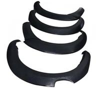 XEBRAD For Toyota, Hilux Vigo 2012 2013 2014 Double Cabin Fender Flare Wheel Arch Flares Car Accessories Car Wheel Arch Trim Cover(Textured black)