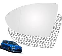 XEBRAD For Vw, for Golf, for Mk7, for Mk7.5 2012-2021 Wing Mirror Glass Left Side Convex Anti Blind car wing mirror glass replacement(BLACK LEFT)