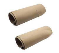 XEBRAD For VW, for Tiguan, L 2017 2018 2019 8pcs Interior Car Door Handle Armrest Panel Microfiber Leather Cover Decorative Trim Car Interior Door Panel(8x Beige-Beige line)