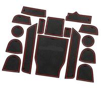 XEBRAD For X3 G01 Non-Slip Rubber Mats, Car Gate Slot Pad Mat Cup Holder Armrest Center Consoles Interior Accessories 16pcs Dashboard Anti-Slip Mat