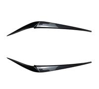 XEBRAD For X4, for X3, G01 G02 2018 2019 2020 2021 2pcs Gloss Black Headlight Eyebrows Car Eyelids Lids Abs Plastic Accessories car headlight eyebrow trim strip(Carbon Look)