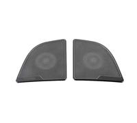 XEBRAD Front Column Roof Horn Hood Model3 Speaker Cover Decorative Sequins, for Tesla, Model 3 2019 2020 Accessories Car Speaker Trim(Trunk cover Black)