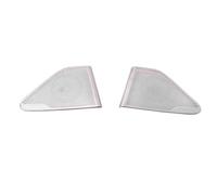 XEBRAD Front Column Roof Horn Hood Model3 Speaker Cover Decorative Sequins, for Tesla, Model 3 2019 2020 Accessories Car Speaker Trim(Rear door Sliver)