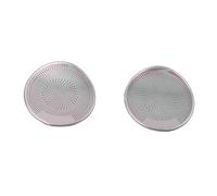 XEBRAD Front Column Roof Horn Hood Model3 Speaker Cover Decorative Sequins, for Tesla, Model 3 2019 2020 Accessories Car Speaker Trim(Front roof Sliver)