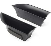 XEBRAD Front Door Side Grab Handle Armrest Storage Box Phone Container Key Holder Organizer Tray, for Jaguar, for Xj Xjl 2010-2016 car Door Handle Storage Box