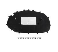 XEBRAD Front Hood Sound Insulation Cotton Pad, for Golf 6 GTI Engine Acoustic Mat(Aluminum Sheet)