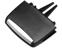 XEBRAD Front Rear Air Conditioning A/C Vent Grille Slider Clip Car Outlet Tab, for BMW, X5 X6 E70 E71 Dashboard Ac Vent Grip Mount(BLACK 1pcs Front)