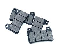 XEBRAD Front Rear Brake Disc Pads Set, for CB 400 CB400SF Super Four E Package CB400AD 2016 2017 Kit CB400 Motorcycle Front Rear Brake Pads(2 Front Brake Pads)