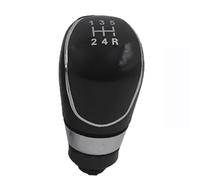 XEBRAD Gear Shift Knob Lever Switch Handle Leather, for Ford, B-Max 2012-2017 Manual Gearbox Handle 5 6 Speed Gear Shift Boot Cover(Black 5 Speed Black)