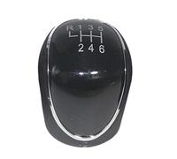 XEBRAD Gear Shift Knob Lever Switch Handle Leather, for Ford, Transit Tourneo Custom 2013-2022 Manual Gearbox Handle 5/6 Speed Gear Shift Boot Cover(Black R 1 2 3 4 5 6)