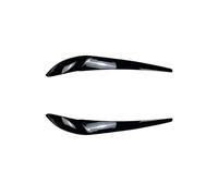 XEBRAD Headlight Eyebrows Eyelids, for X3, F25 X4 F26 2014-2017 Eyelash Head Light Lamp Stickers Cover Trim Body Kits Accesso, for Bmw car headlight eyebrow trim strip(Glossy Black)