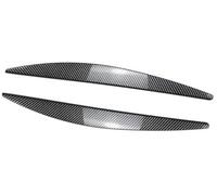 XEBRAD Headlight Lamp Eyebrow Cover Eyelid Trim Sticker Decal ABS Carbon Fiber Pattern Car, for Skoda, for Octavia, MK3 2015-2017 Headlight Eyebrow Trim