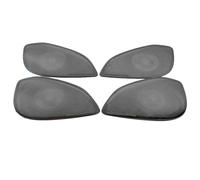 XEBRAD High Grade Car Audio Speaker Decor, for Mitsubishi, Eclipse Cross 2017 2018 2019 2020 2021Car Door Loudspeaker Trims Cover Car Speaker Trim(Black)