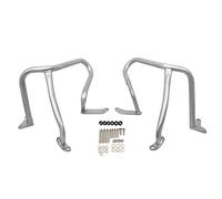 XEBRAD Highway Front Rear Engine Guard Side Saddlebag Crash Bars Bumper Protector, for, R1250RT R1250 RT R 1250 2018-2022 Motorcycle Crash Guard Bumper(Silver Front bumper)