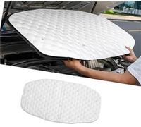 XEBRAD Hood Sound Proofing Foam Deadening Insulation Closed Cell Foam, for Ford, for Explorer, 2020 2021 2022 2023 Engine Heat Shield(Black 2020-2022)