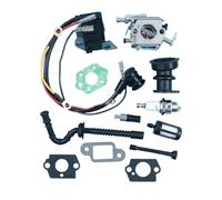 XEBRAD Ignition Coil Carburetor Intake Fuel Oil Filter Line, for, MS210 MS230 MS250 021 023 025 Chainsaw Muffler Gaskets Carburetor Gasket