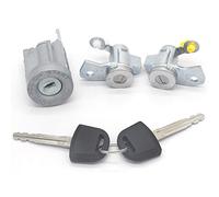 XEBRAD Ignition Switch Left Right Door Lock Cylinder Key Set, for Isuzu, HOLDEN 2002-2010 RODEO DMAX D-MAX DENVER 2003-2011 8973765610 8973765620 car door lock cylinder(Lock Set)